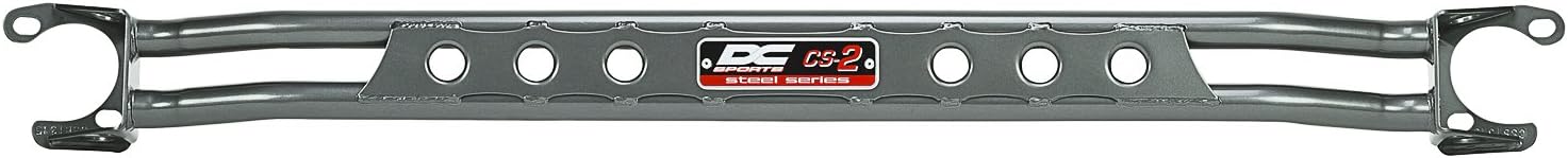 DC Sports CSB1315 Honda Civic DX/LX/EX Carbon Steel Front Strut Bar, Gunmetal
