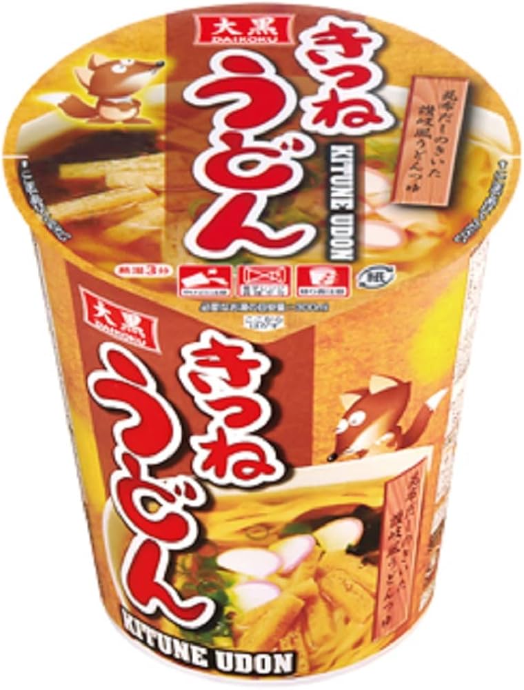 Amazon.co.jp: 大黒 きつねうどん68g ×12個 : 食品・飲料・お酒