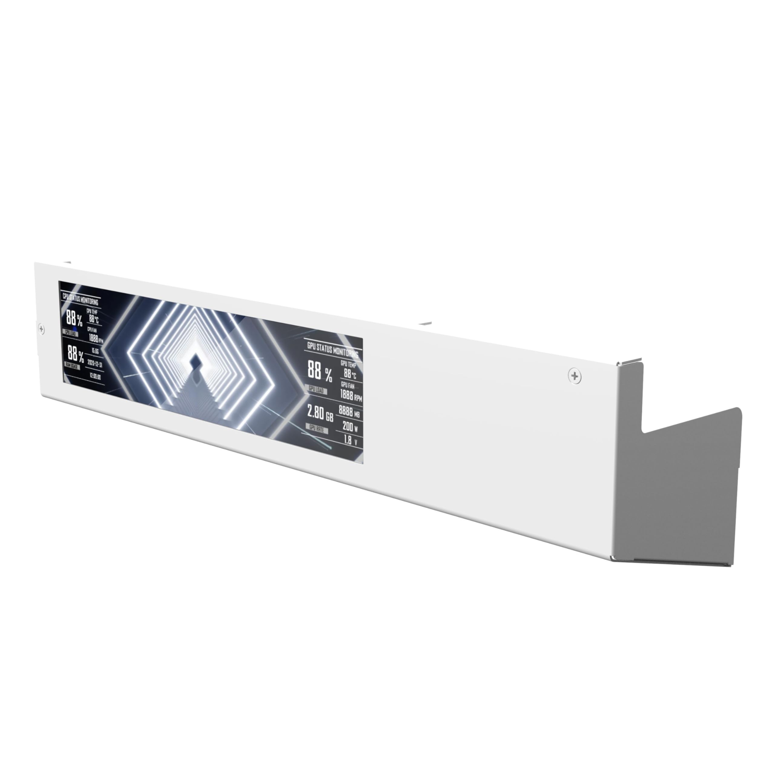 Lian Li O11 Vision-M 9.2" LCD Accessory Kit (White)