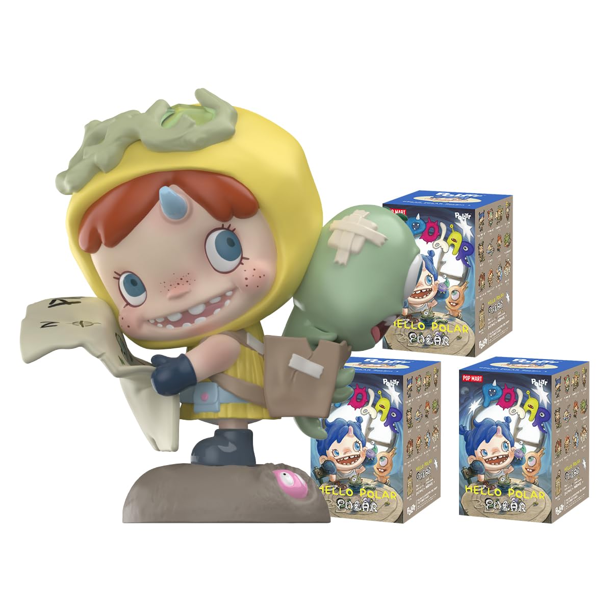 POP MART POLAR - HELLO POLAR Season 1 Series Figures 3Boxes Figure Premium Design Gifts for Women Fan-Favorite Collectible Chic Art Toy Action Figure