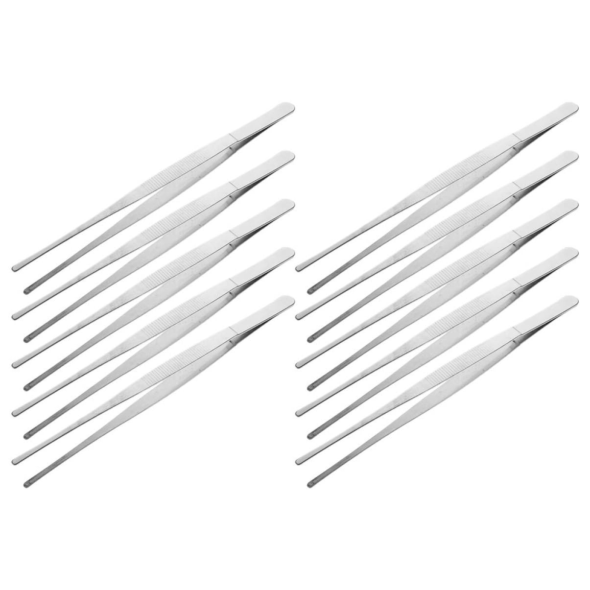 BESPORTBLE 10pcs Garden Tweezer Tool Portable Bonsai Planting Tweezer Comfortable Grip for Outdoor Gardening