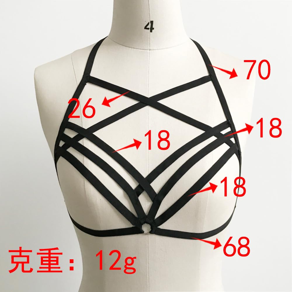 Lingerie sexy biancheria intima sexy Set gabbia Strappy Top Reggiseno Estensivo Bende Donne Reggiseno Elastico Sexy Bustiere Lingerie Sexy Uomo