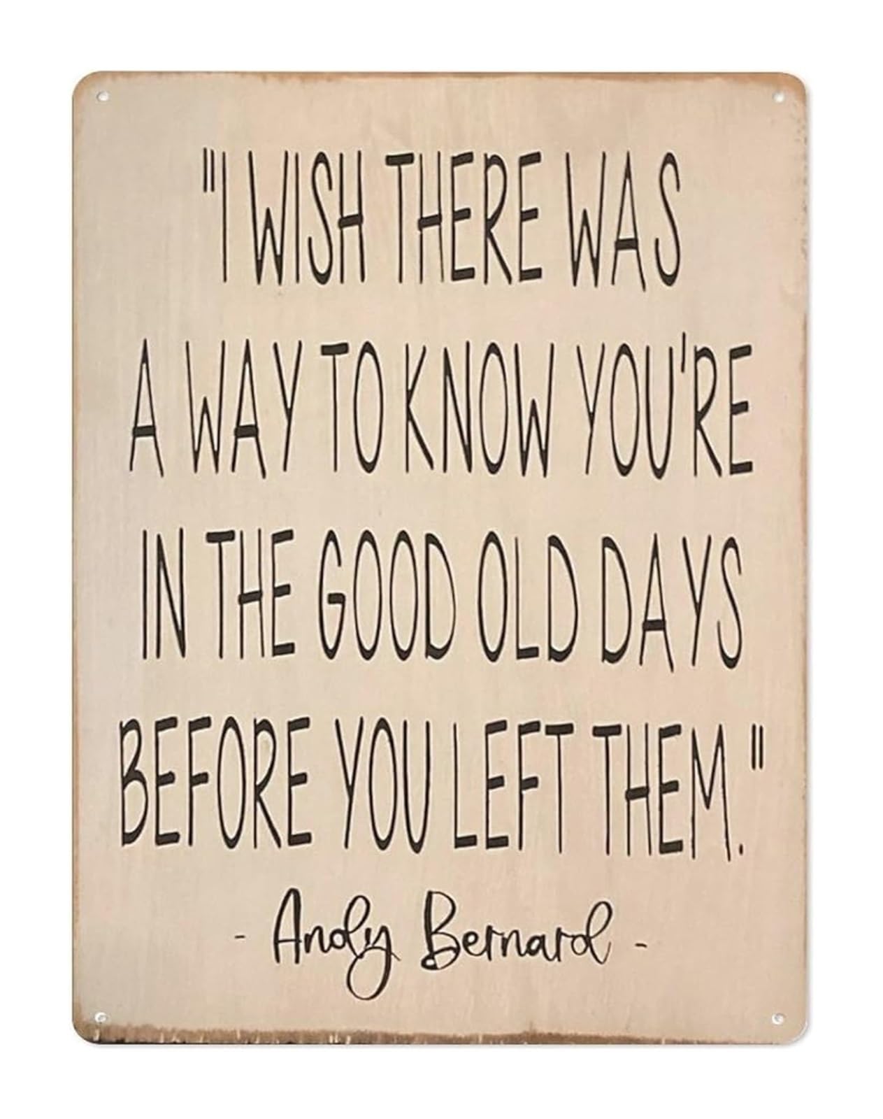FNYUVNFAF Memories Quote Metal Tin Sign Days Saying Rustic Wall Decor for Living Room Bar or Man Cave Sentimental Gift 8 X 12 inch