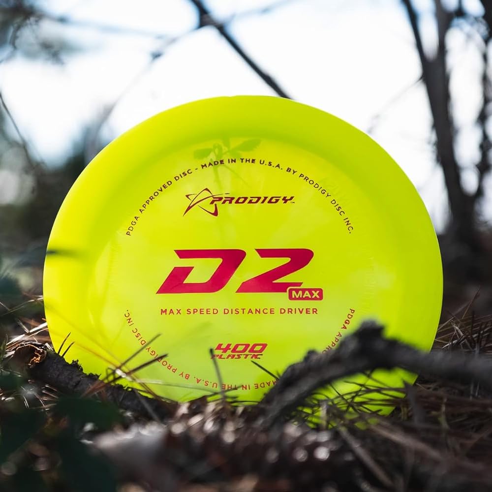 Prodigy Disc 400 D2 Max Driver | Overstable Disc Golf Distance Driver | Extremely Durable | Great for Max Distance Shots | Colors May Vary
