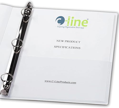 Miniatura 4 de C-Line Bolsillos autoadhesivos para archivar, 8-3/4 x 5-1/8, 10 por paquete (70185)