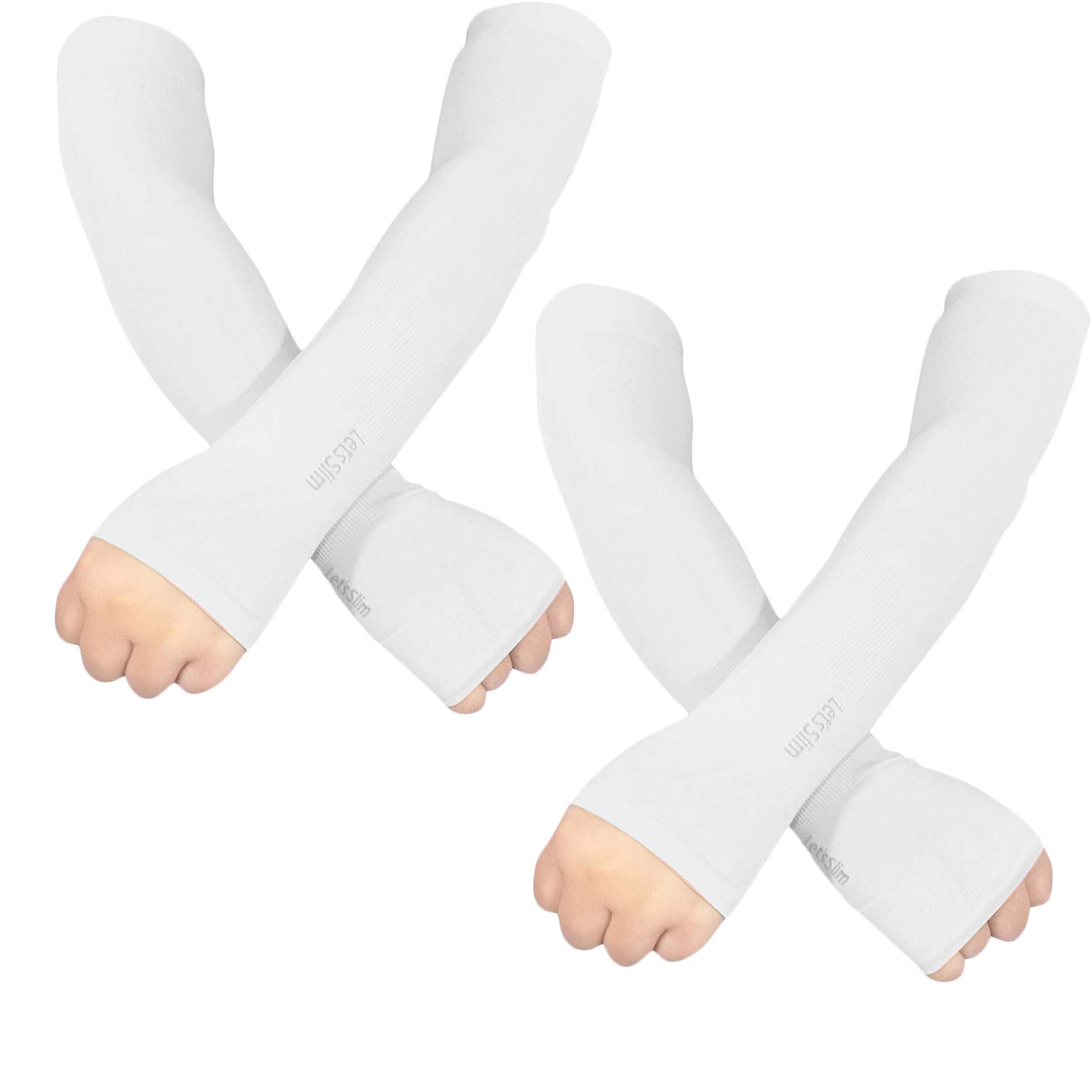 Cozyway Nylon Fingerless Hand Sleeves With Thumb Hole Sun Burn Protection Arm Sleeves for Men & Women - UV Tan Dust Protection|Ideal for Outdoor Activity-image-18