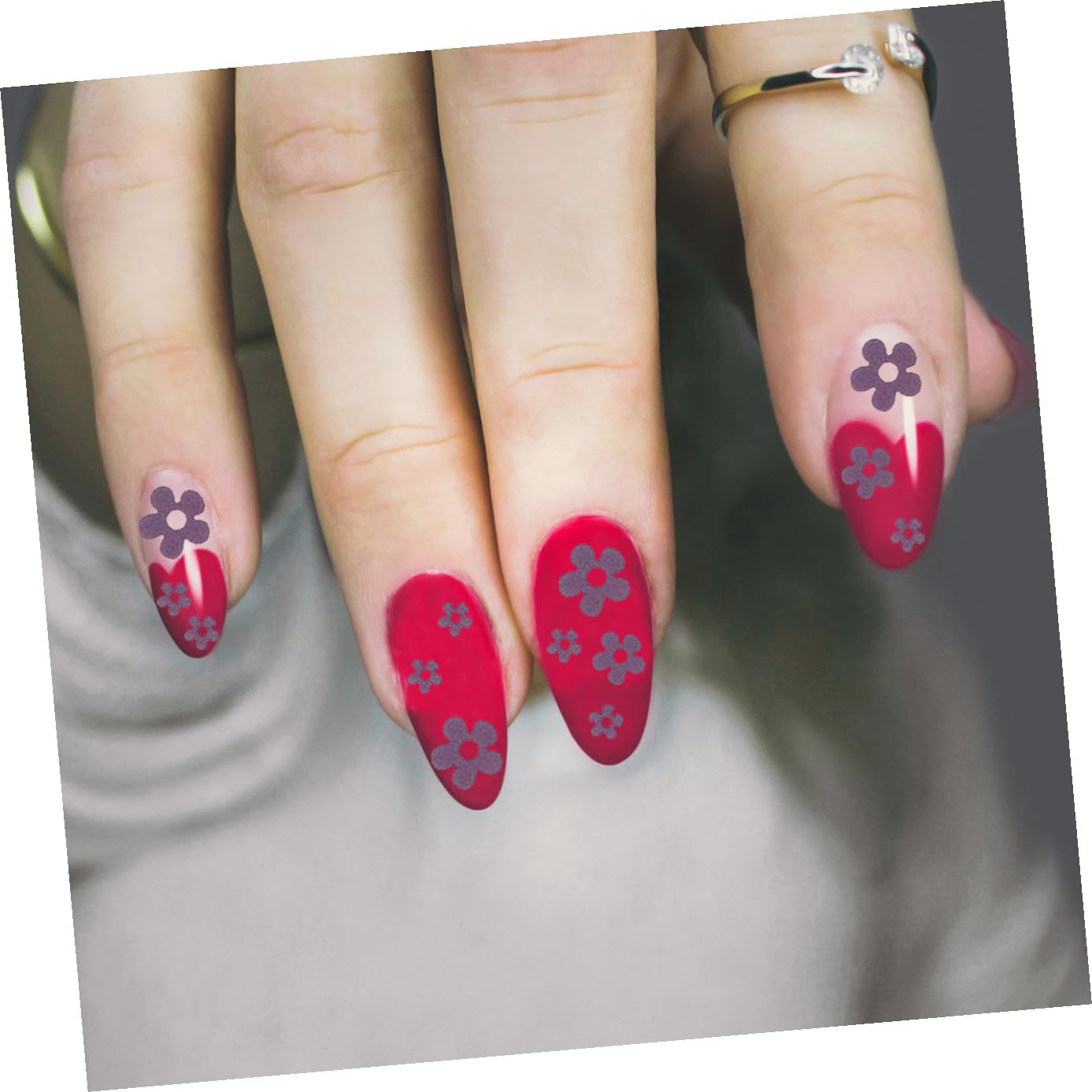 5 Set Adesivi Per Unghie Fiori Decorazioni Autoadesive Per Nail Art Per Manicure Diy E Decorazioni Unghie Facili Applicare E Design Per Look Unico 6 Fogli*5