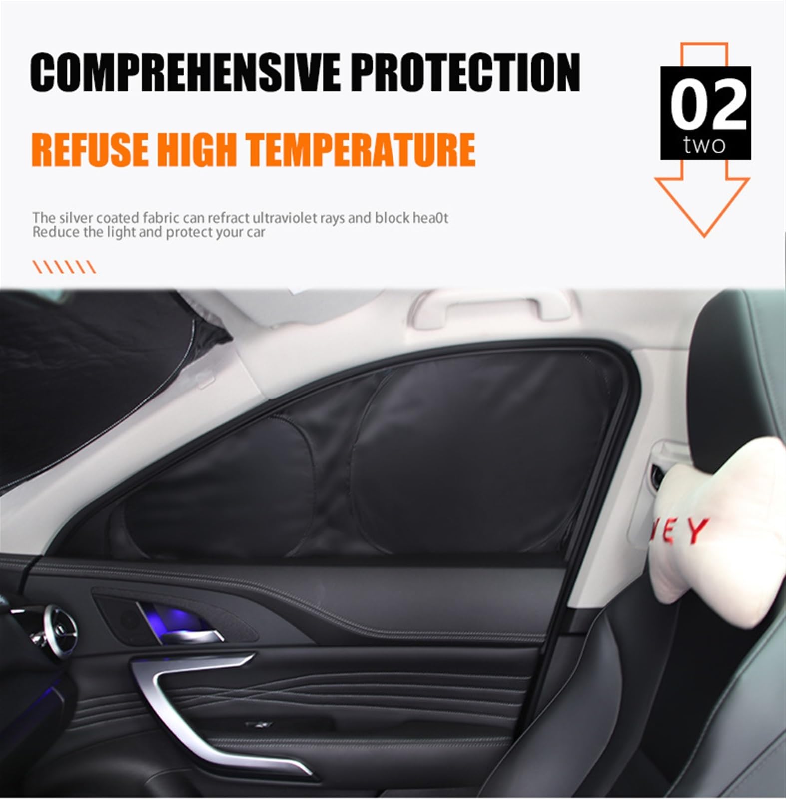 Parasoles Coche Parasol Para Ventana Coche Con Ventosas Para Tesla Para Modelo 3 Para Highland 2024 Para Modelo Y Parasol Privacidad Parabrisas Delantero Y Trasero Parasol Coche Lateral(MY front winds