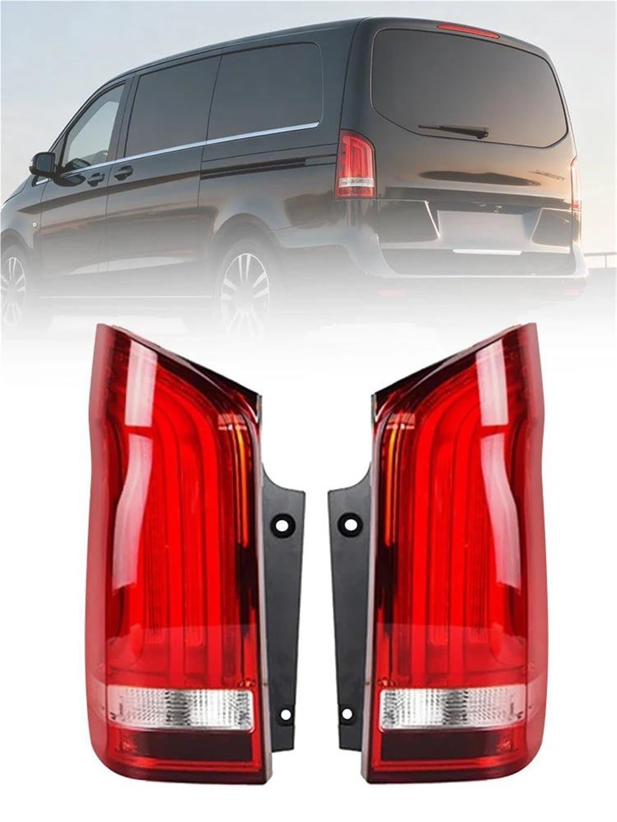 Luces Traseras Para Automóvil Para Mercedes Para Benz Para Vito/Clase V V220D V250 2014-2020 4478200664 4478200564 Luz Freno Intermitente Conjunto Faro Trasero(Izquierda)