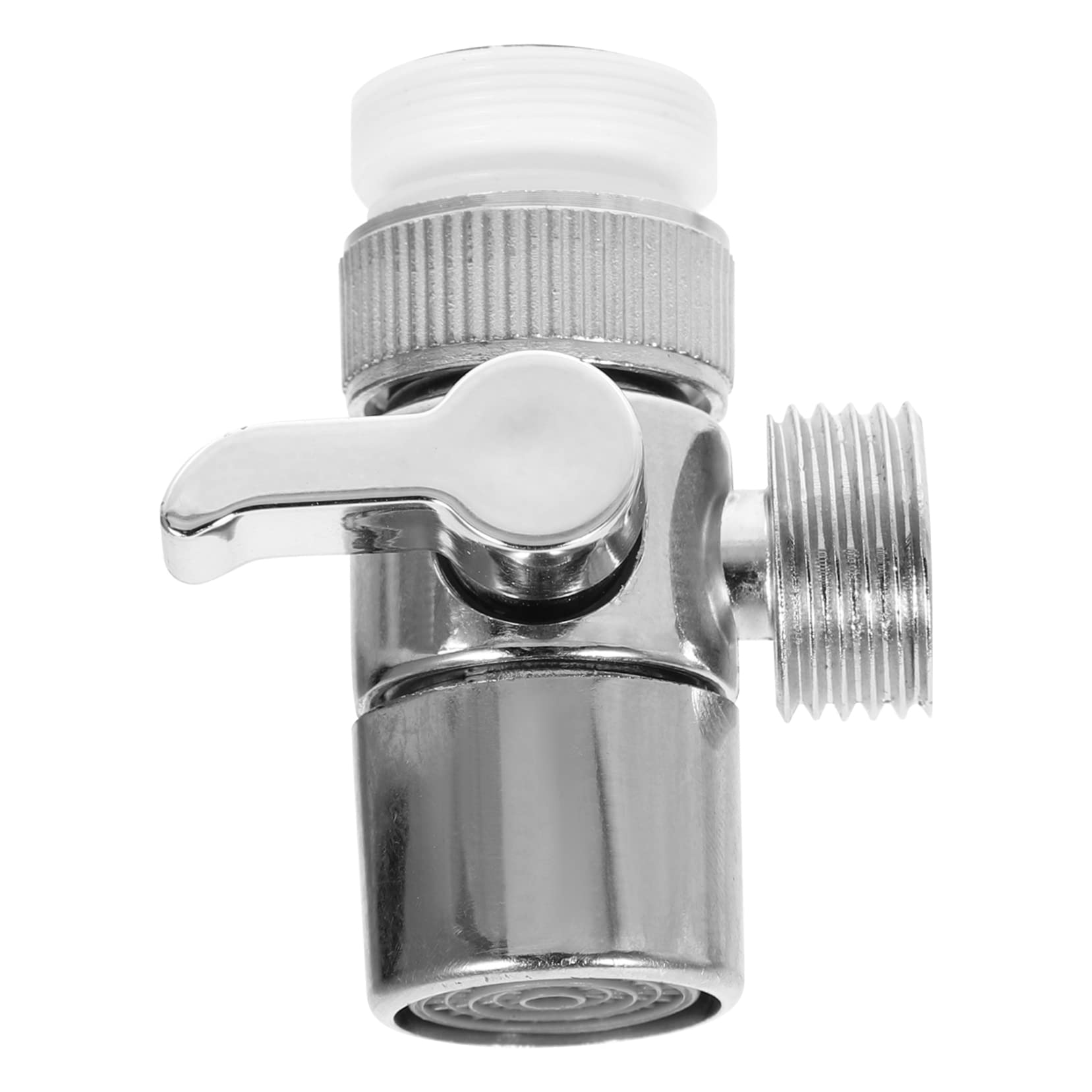 1 2 Water Adapter Water Hose Adapter Washer Hose Portable Hose Pvc Water Union Shower Splitter 3 Way Shower Diverter Valves Faucet Adapter Faucet Splitter Sink Abs