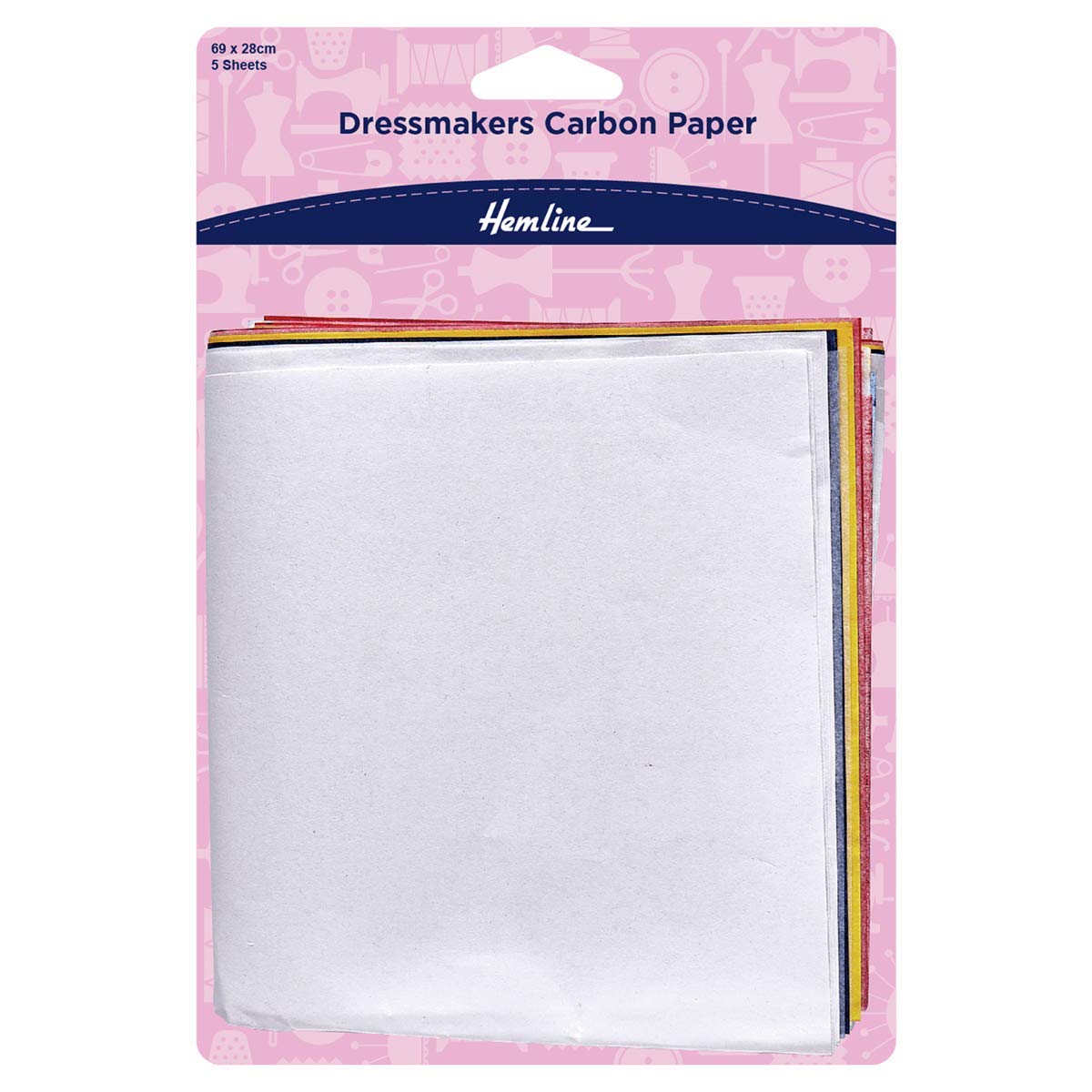 Hemline Papier calque en carbone pour couture 69 x 28 cm