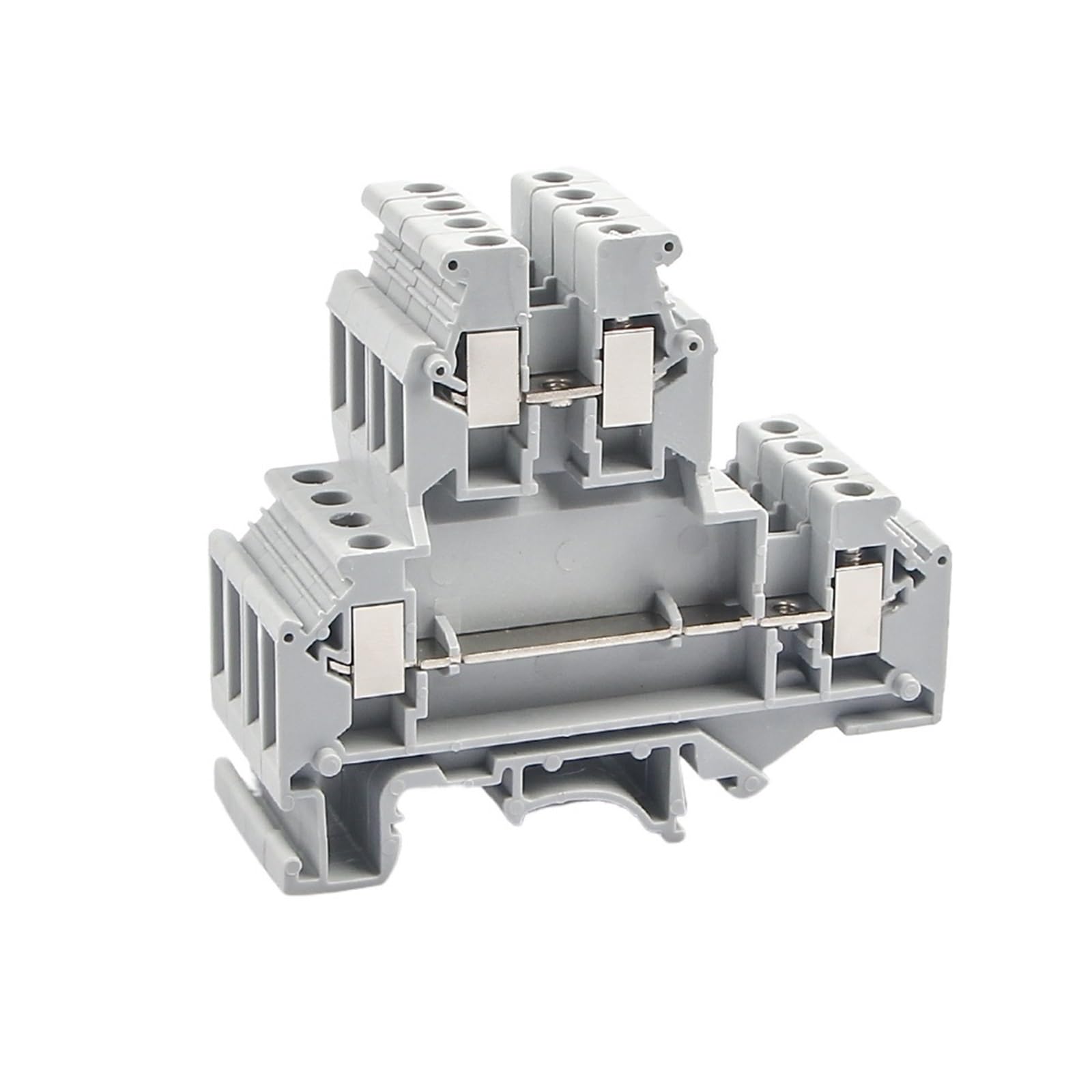 Bornier sur Rail Din, 10 pièces, connecteur UKKB-5, câblage à vis Double couche, bornier à vis UKKB5, conducteur de fil à 2 niveaux