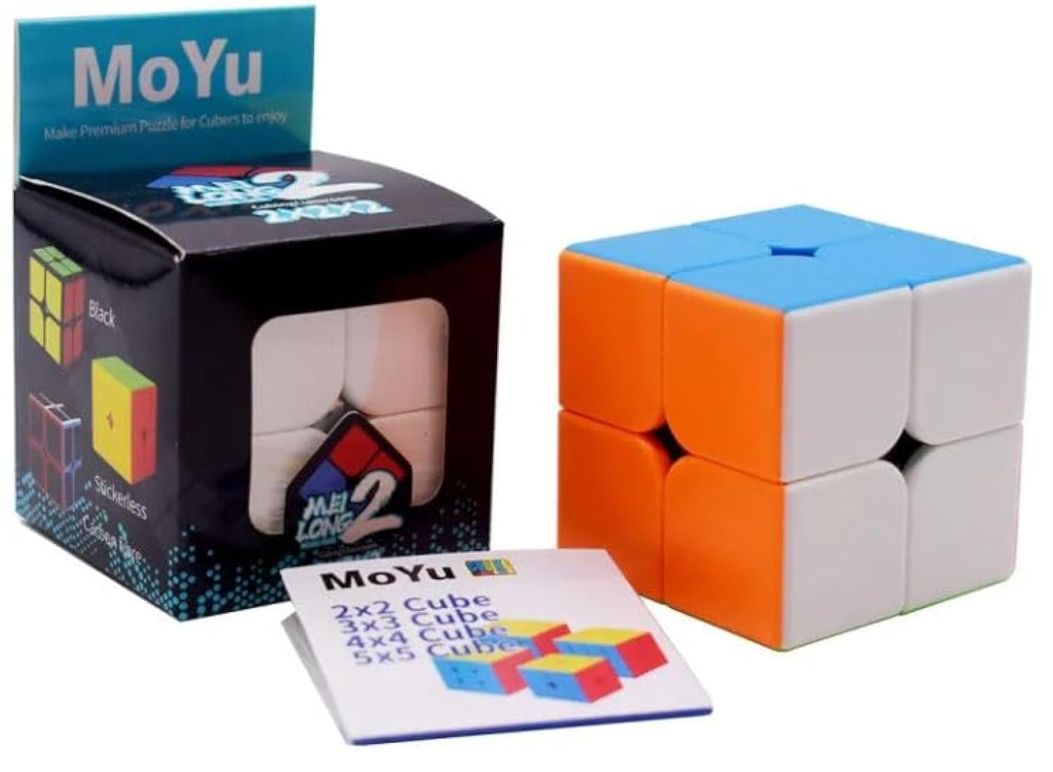 Cubeskool Moyu 2x2x2 Speed Cube Stickerless for Kids and Adults Brain Teaser Puzzle Toys (B0CNH21GRJ) Amazon Price History, Amazon Price Tracker
