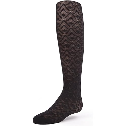 MeMoi Girls Diamond Sheer Tights