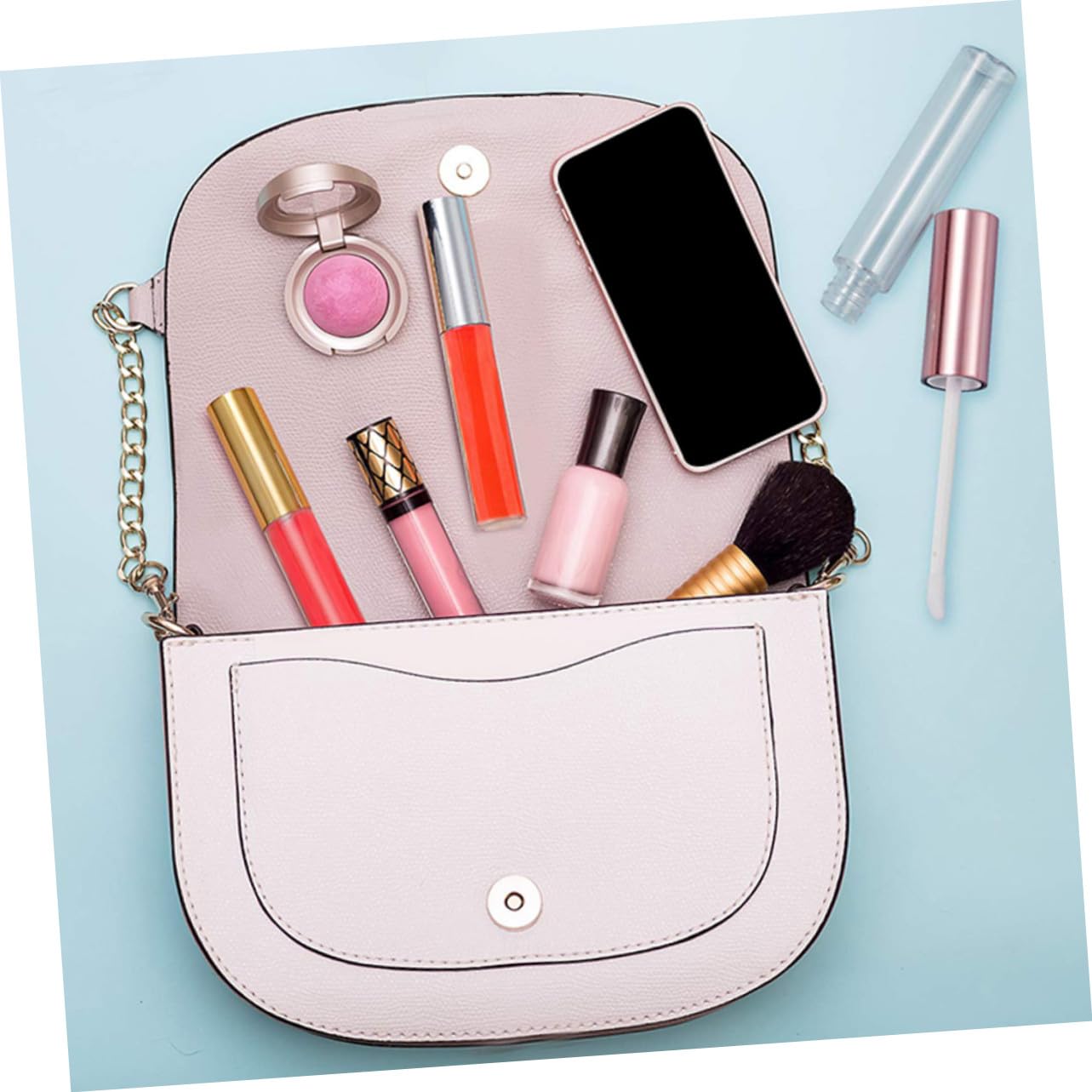 30 Stück 10ml Selbstgemacht Lipgloss Tube aus Abs, Leichte Nachfüllbehälter | Reise und Selbstgemacht, Kompakte Form, Einfach zu Verwenden, Geeignet für Mädchen