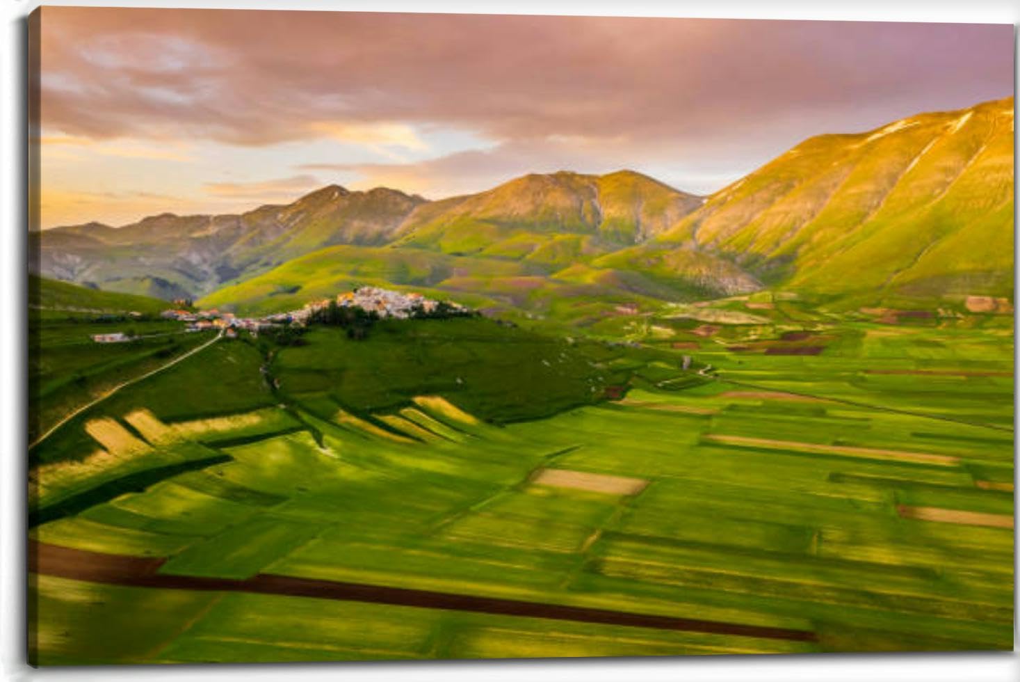 Amazon.com: Scenic aerial view a countryside landscape lots