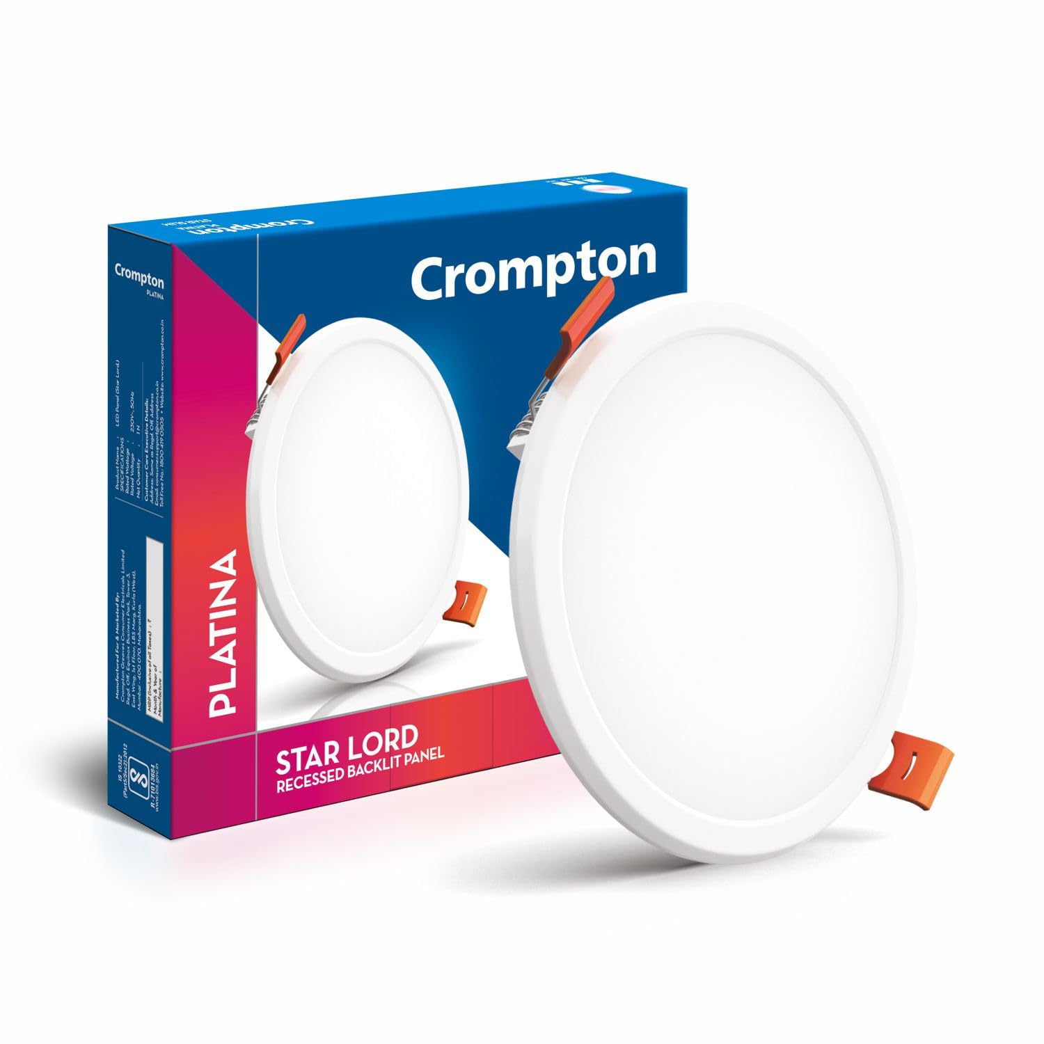 Crompton Star Lord | Recessed Ceiling Lights | 15W | Round | Cool White | for False Ceiling Installation | Cutout: 6" | for Home, Living Room, Office & Shops | Pack of 1-image-47