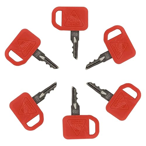 Miniatura 2 de T209428 6 llaves de encendido JDS reemplazo para Jo-hn Deere Skid Steer 260 280 313 315 317 328E 329D 329E Cargador compacto de orugas CT315 319D
