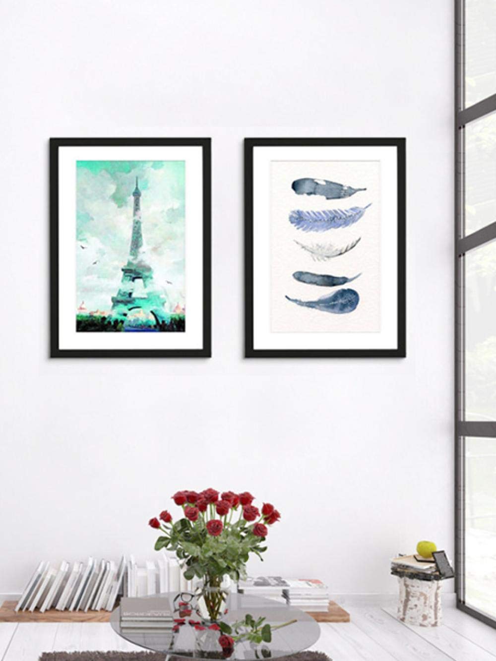Bilderrahmen für Foto Oder Bilder Massivholz A3 Wand 29,7 × 42cm Rosarot