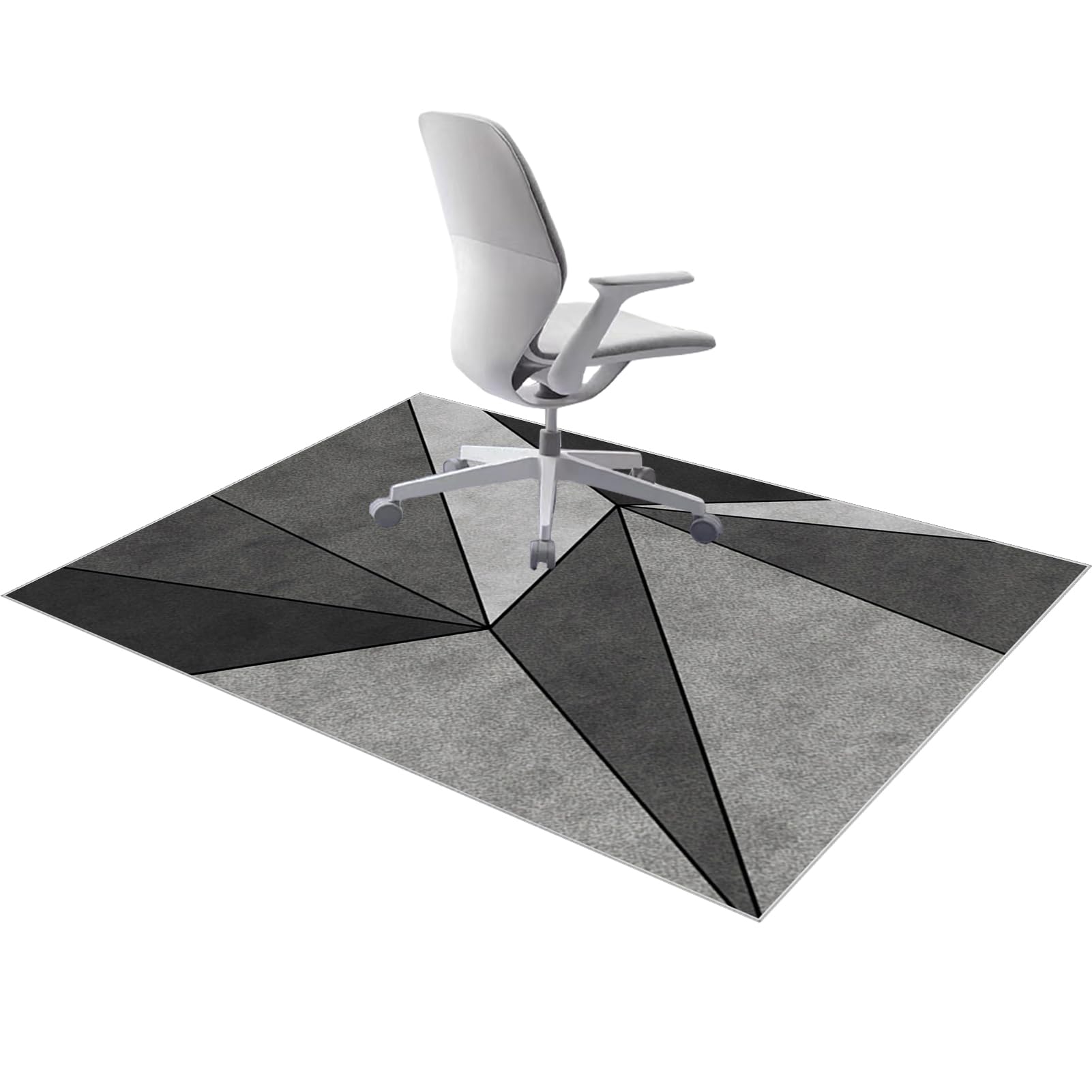 Tehocwiz Office Chair Mat for Hardwood Floor, Floor Protector Mat, Non Slip Floor Mat for Office Gaming Chair, Chair Rolling Mat, Desk Chair Mat for wooden Floors 90 x 120 cm