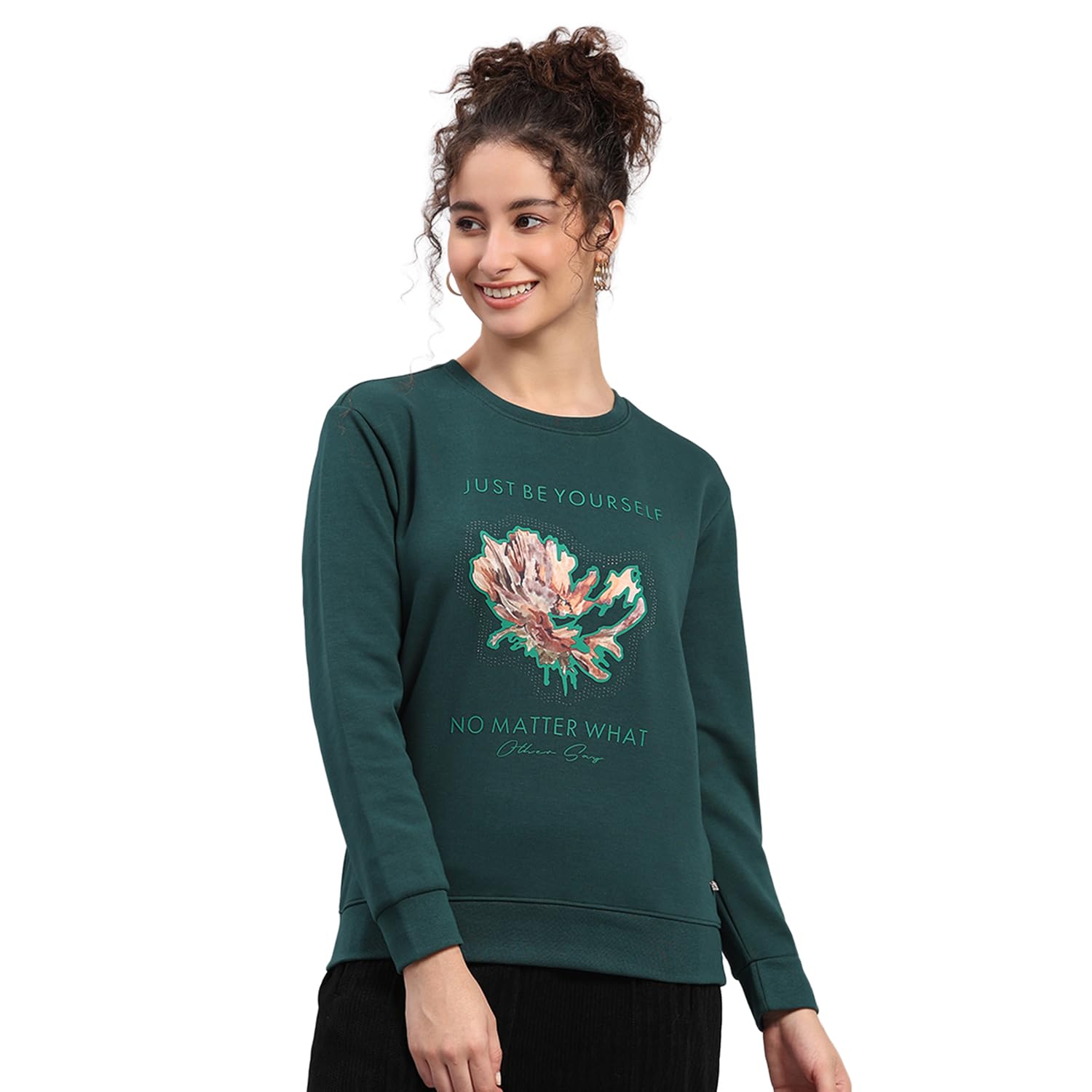 monte carlo Womens Regular Fit Printed Pull On Full Sleeve Winter Sweatshirt | Warm Pullover for Ladies | Soft Comfortable Casual Winter Wear for Women's (Pack of 1)-picture-13
