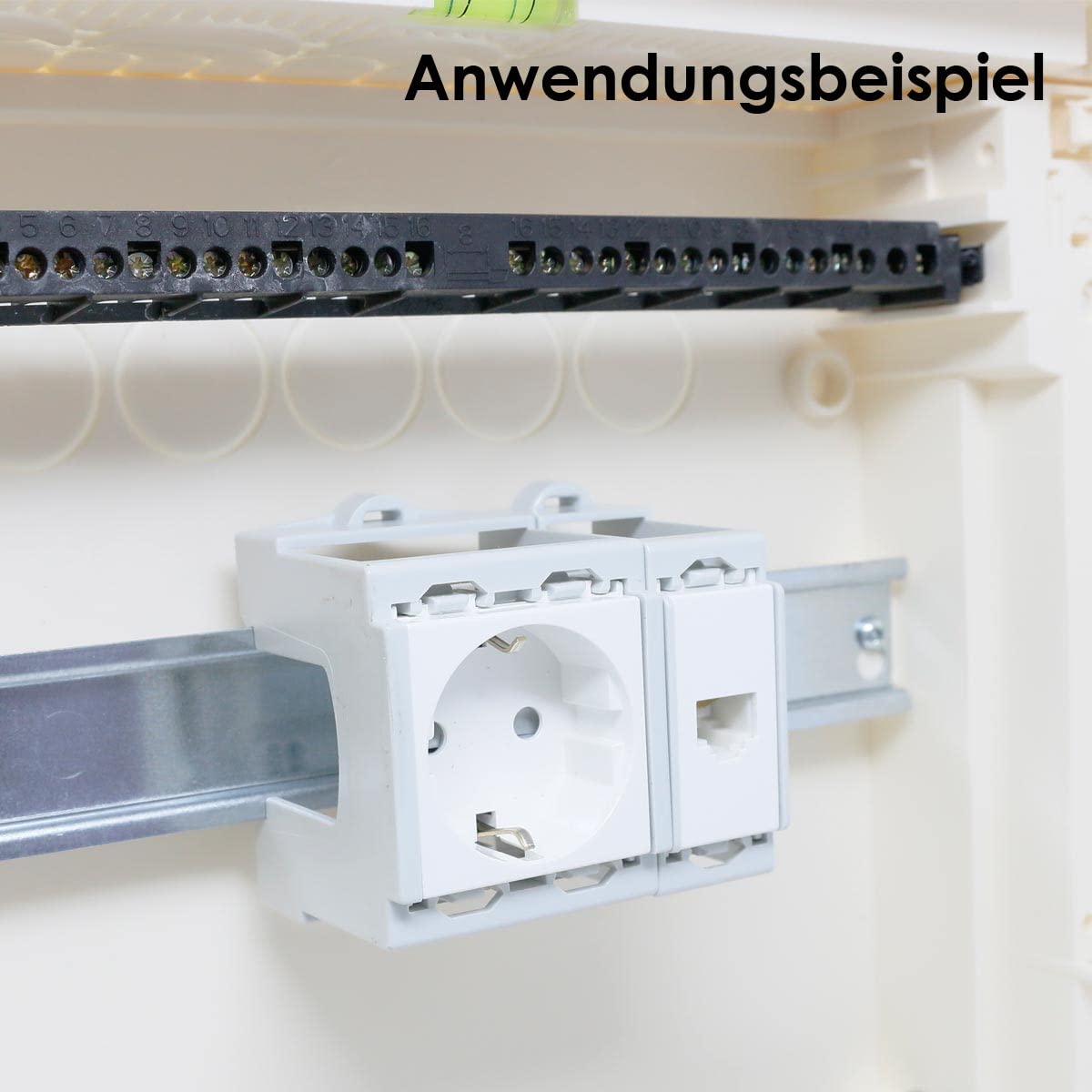 Verteilerkasten 3-reihig, 36+6 Modulplätze, für Einbau in Hohlwänden, 400V/63A, inkl. Schiene für PE und N Leiter, IP40, IK07