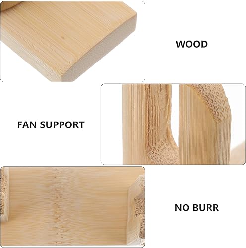 Miniatura 6 de IMIKEYA Soporte de ventilador plegable plegable Soporte de exhibición de ventilador japonés chino plegable práctico soporte de exhibición de