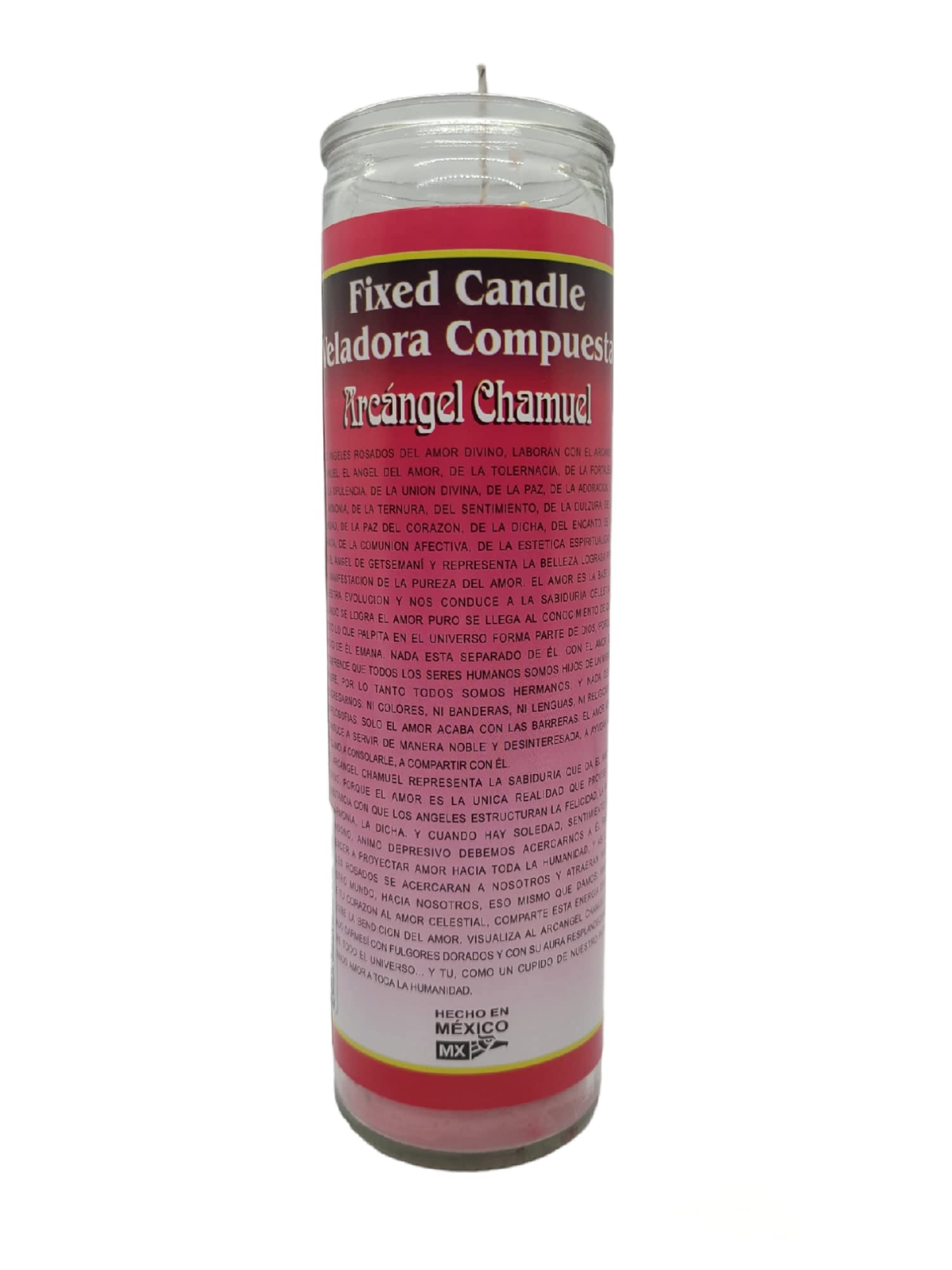 Fixed Candle Religious Prayer Candles Set, Archangel Collection, 3-Pack, Glass Jar