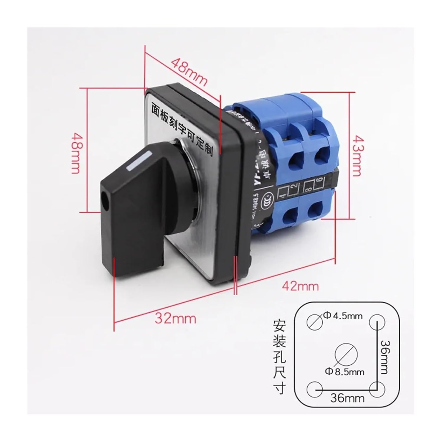 LW26-20/2 LW39B-16 YMW26 ユニバーサルトランスファースイッチ シングルライン 4ウェイ電源スイッチング 5ギ