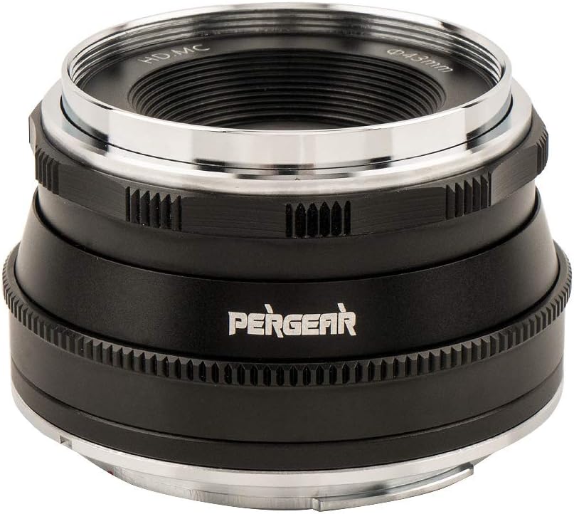 Gеt Sресіаl Prісе PERGEAR 25mm F1.8 Manual Focus Fixed Lens Compatible with Sony E-Mount Cameras NEX-3 NEX-5 NEX-C3 NEX-5N NEX-7 NEX-F3 NEX-5R NEX-6 NEX-3N NEX-5T A3000 A5000 A6000 A3500 A5100 A6300 A6500 (Black)