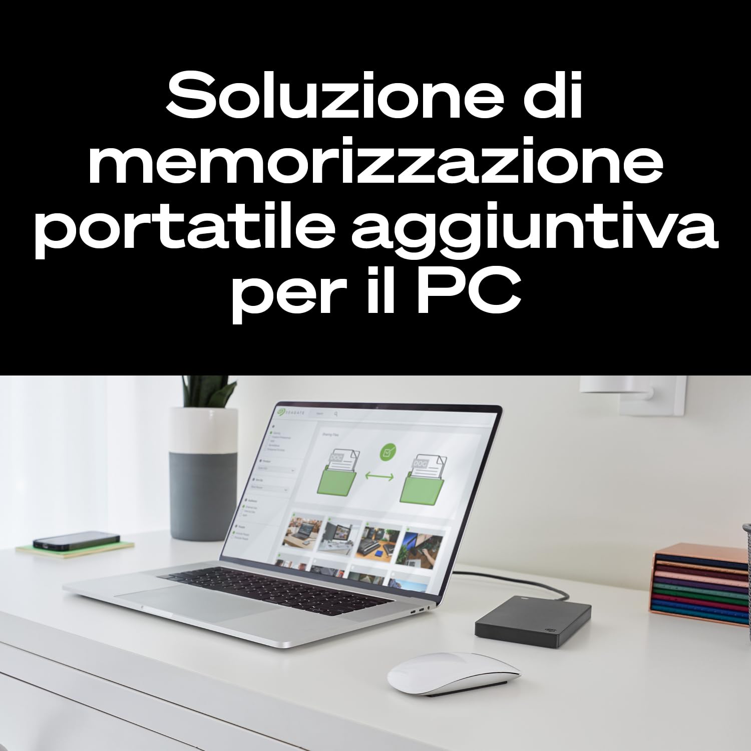Seagate Portable Drive 4TB, Hard disk esterno portatile, 2.5", PC, PC Portatili, USB 3.0, Nero, Data Rescue Service (STGX4000400) - 5