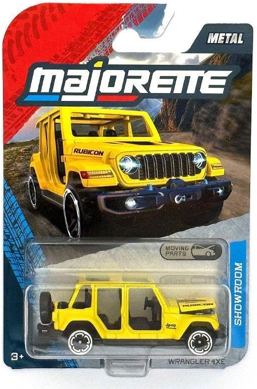 Majorette SHOWROOM Premium Cars JEEP WRANGLER 4XE SARI RENK