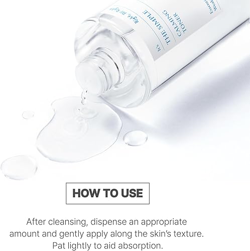 Miniatura 7 de SCINIC The Simple Calming Toner 10.1 fl oz (10.1 fl oz)  Astringente facial vegano para pieles sensibles e irritadas  Textura acuosa fresca  Tónico