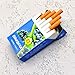 Fruit Flavored Tea Tobacco Fruit Cigarettes Rose Cherry Blueberry Strawberry Grape Peach Fruit Tea Herbal Cigarettes Tobacco Alternatives Free Nicotine Free Cigarette (Blueberry,1 Pack)