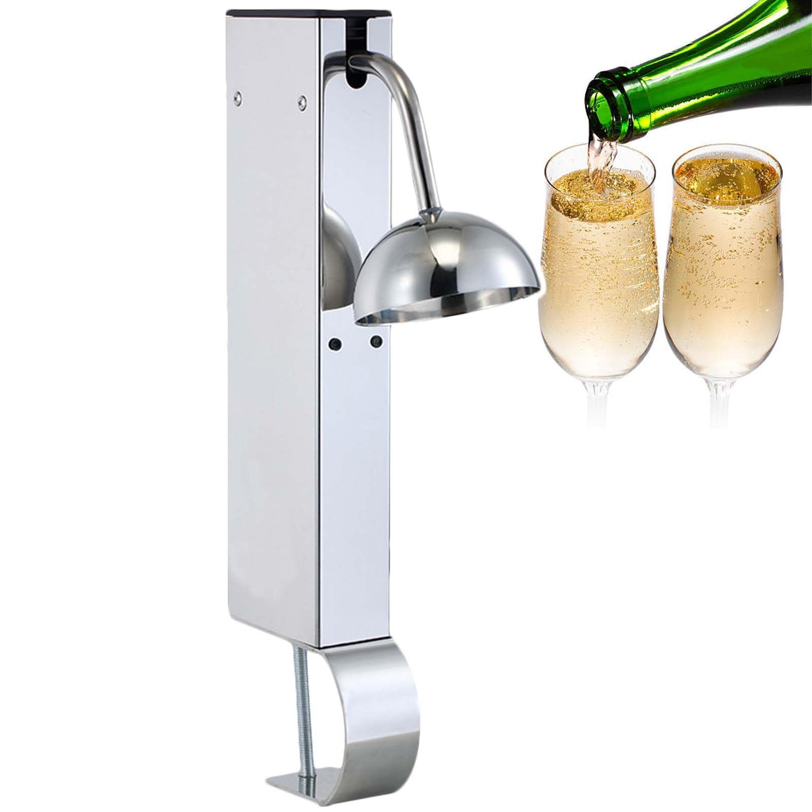 Enfriador Comercial De Vasos De Cerveza con Co2, 6 Segundos por Taza, Enfriador InstantáNeo Vertical De Bebidas A -45 °C, ChampáN