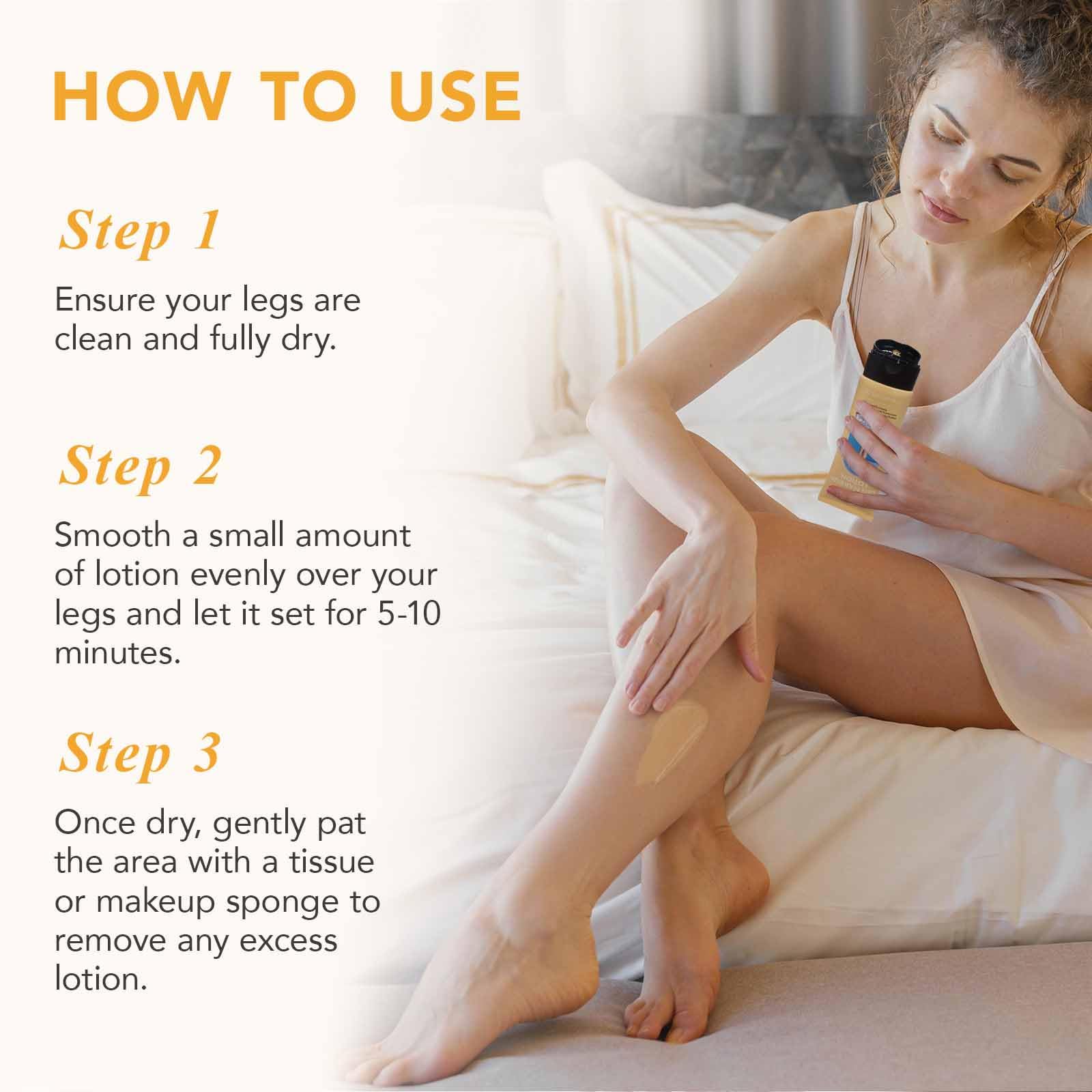 Waterproof Leg and Body Makeup, Long Lasting Skin Perfecting Body Foundation - Image 3