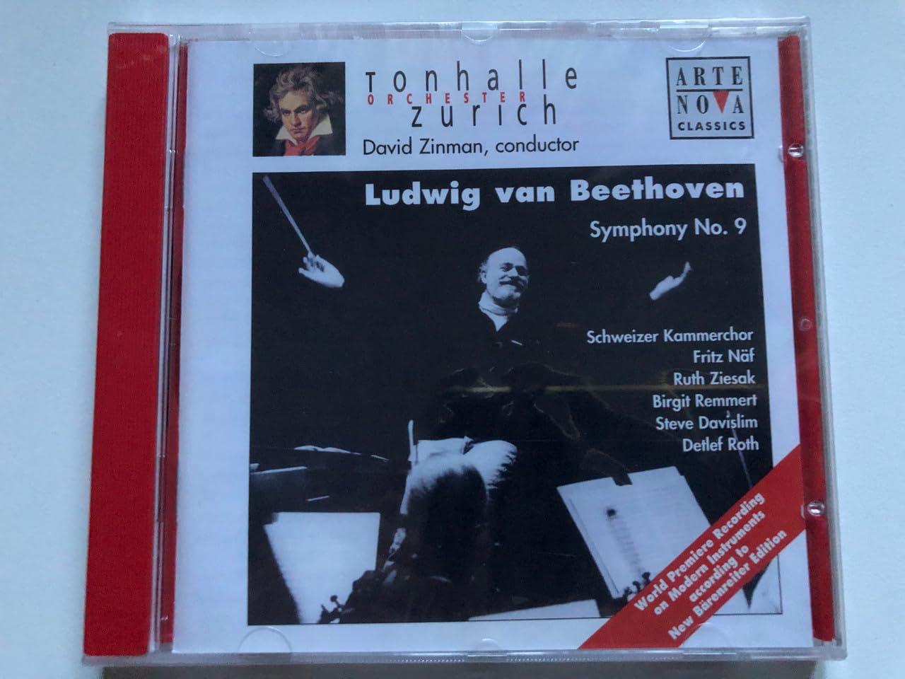 Beethoven: Symphony No. 9 "Choral" [Audio CD] Zinman,David; BEETHOVEN,LUDWIG VAN and David Zinman