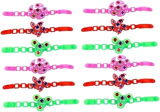 TOYANDONA Pulseiras De Brilho De Brinquedo De Brinquedo Top Flash Brindes 12 Peças Pulseira De Brilho De LED Pulseiras De LED De Brilho Lembrancinhas De Festa Para Crianças Relógio De