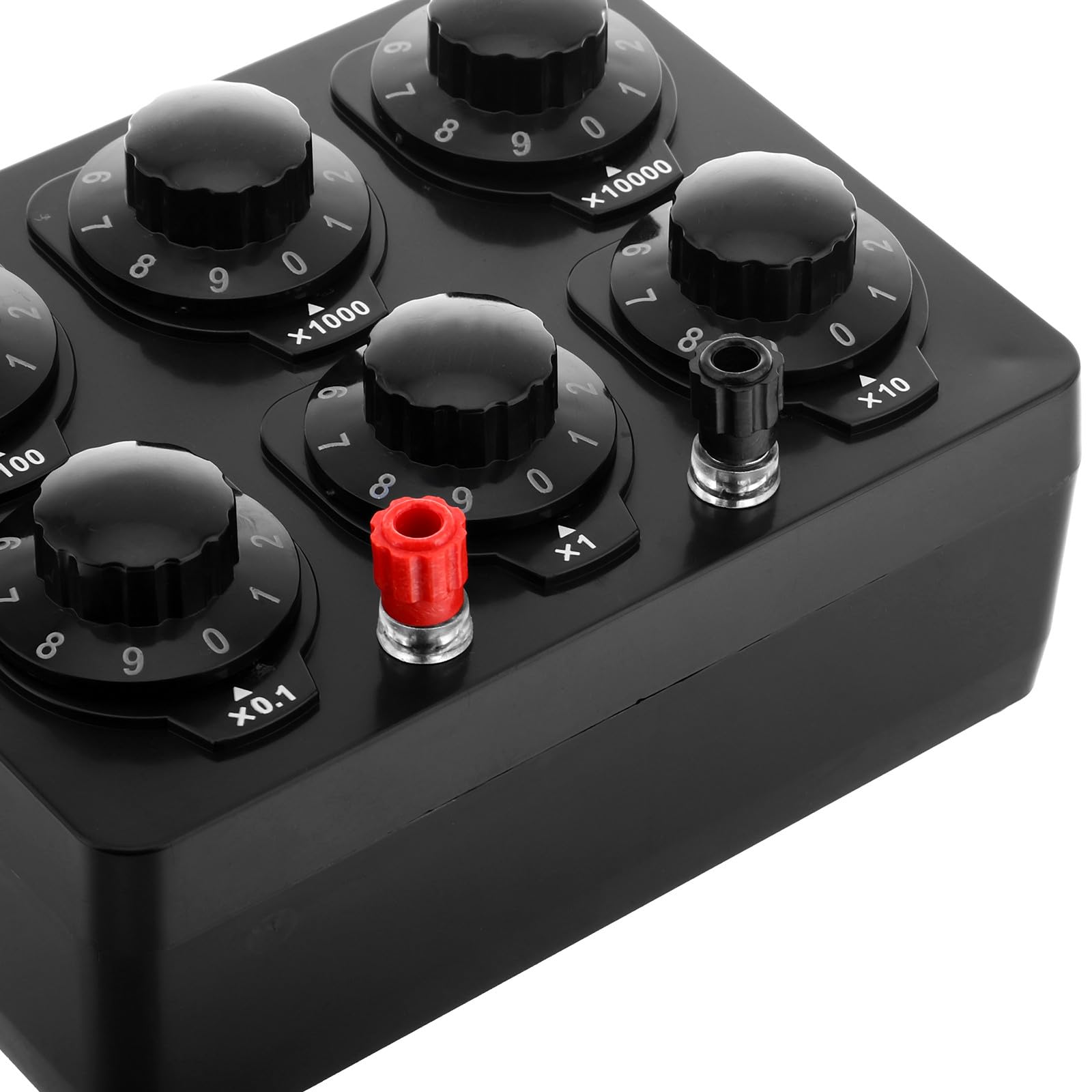 Einstellbare 6 stellige Widerstandsbox 0 99999,9 Ohm für Elektrische Physikexperimente Laborausrüstung für Schüler Kunststoff Metall Material Mittelstufe