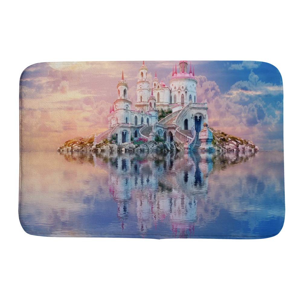 Tapis de bain lune Ruchen pour une sortie de douche douce et sécurisée