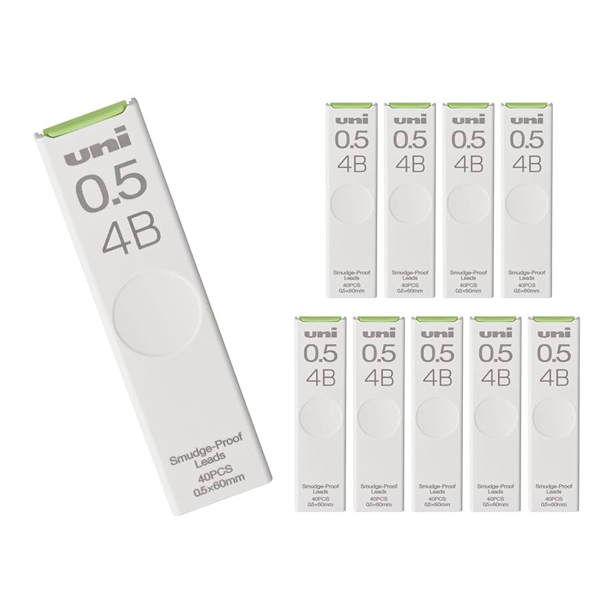 Amazon.co.jp: 三菱鉛筆 シャープペン芯 uni ユニ 0.5 4B 10個