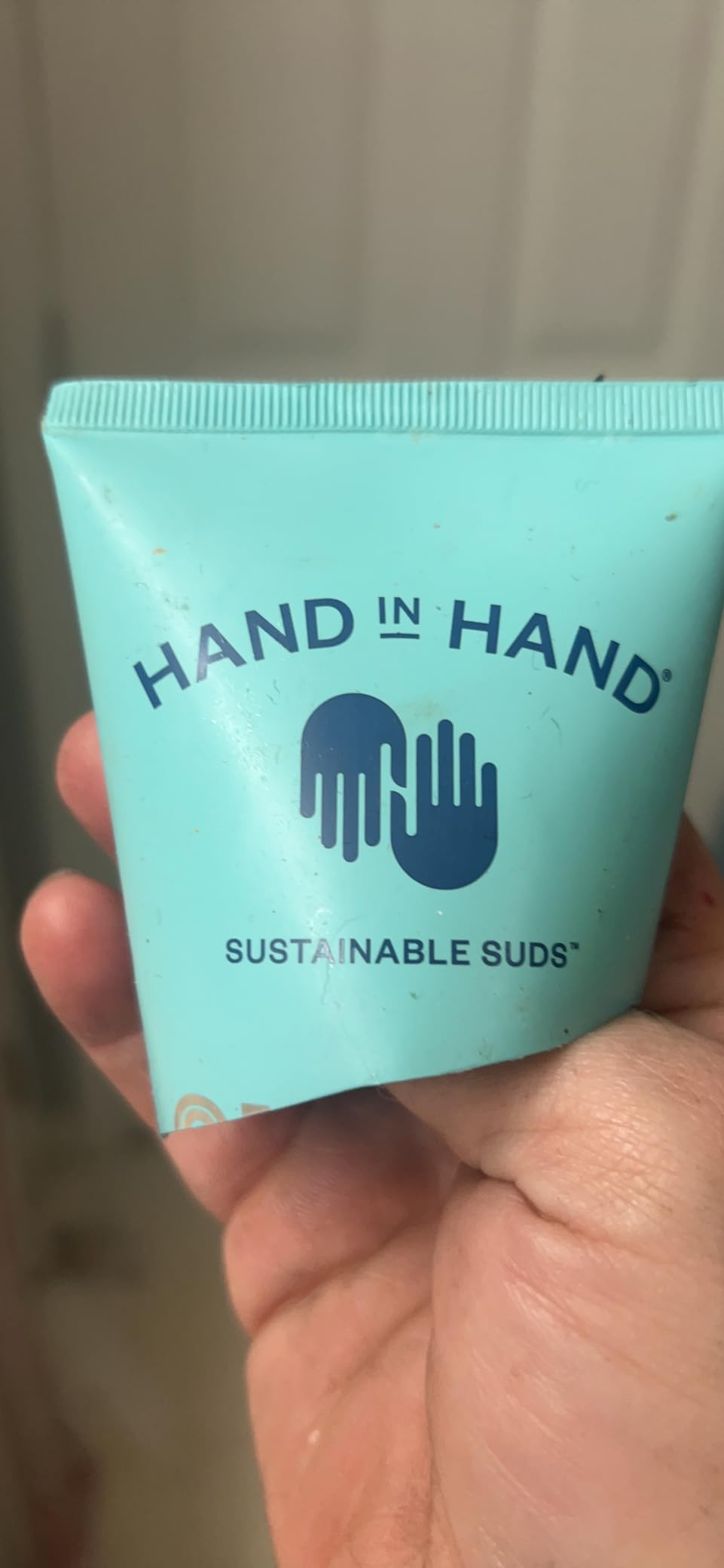 Hand in Hand Sugar Scrub, Gentle Exfoliation For All Skin Types, 9 Ounce, Bergamot & Crisp Basil, Cactus Blossom Scent, Single