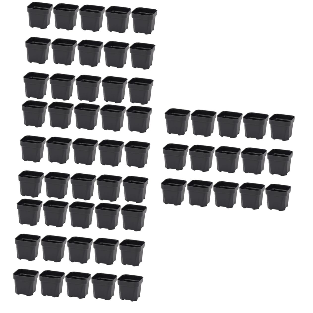Kisangel 60 Pièces Pot De Semis Jardinière De Départ Pots De Plantes s De Plantation Polyvalents ES pour L' Jardinière Succulente De Fleur Mini PP