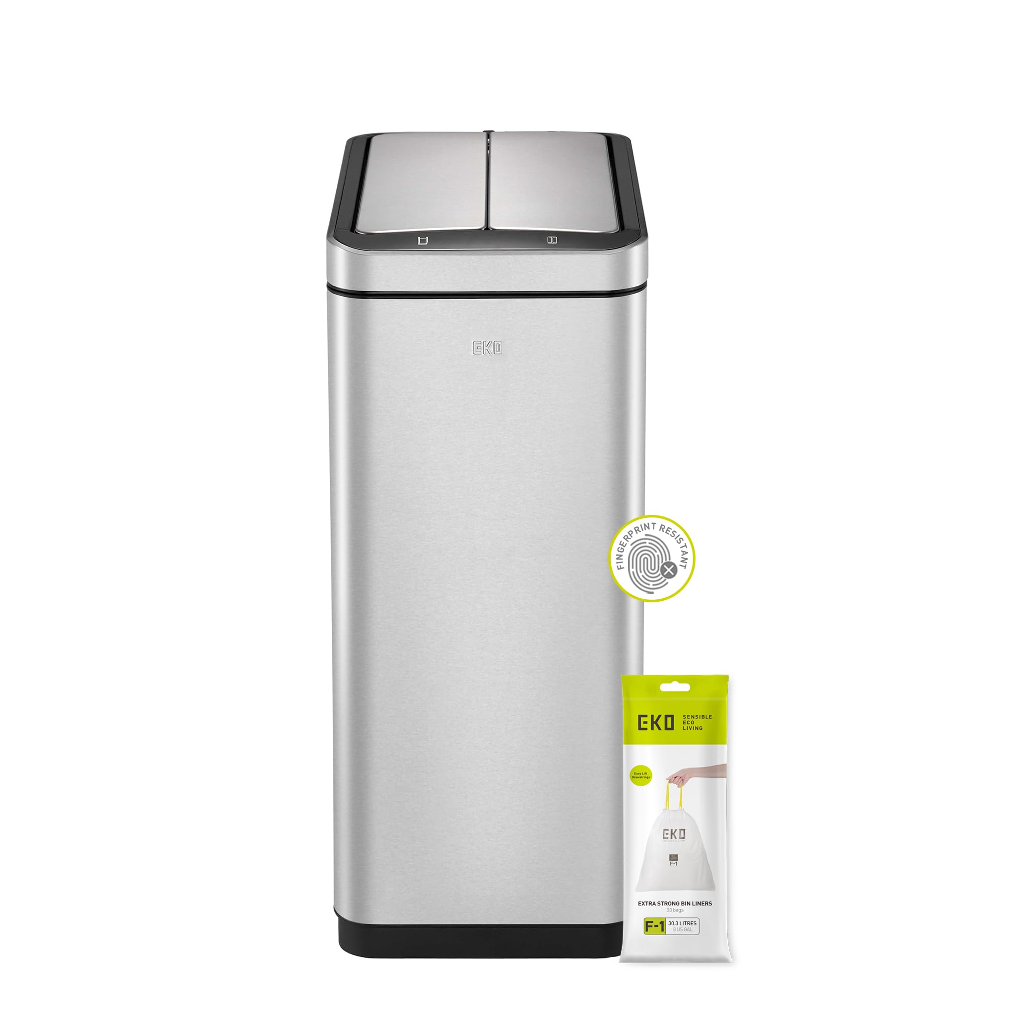 EKO Deluxe Phantom Motion Sensor Kitchen Bin - Touchless Automatic