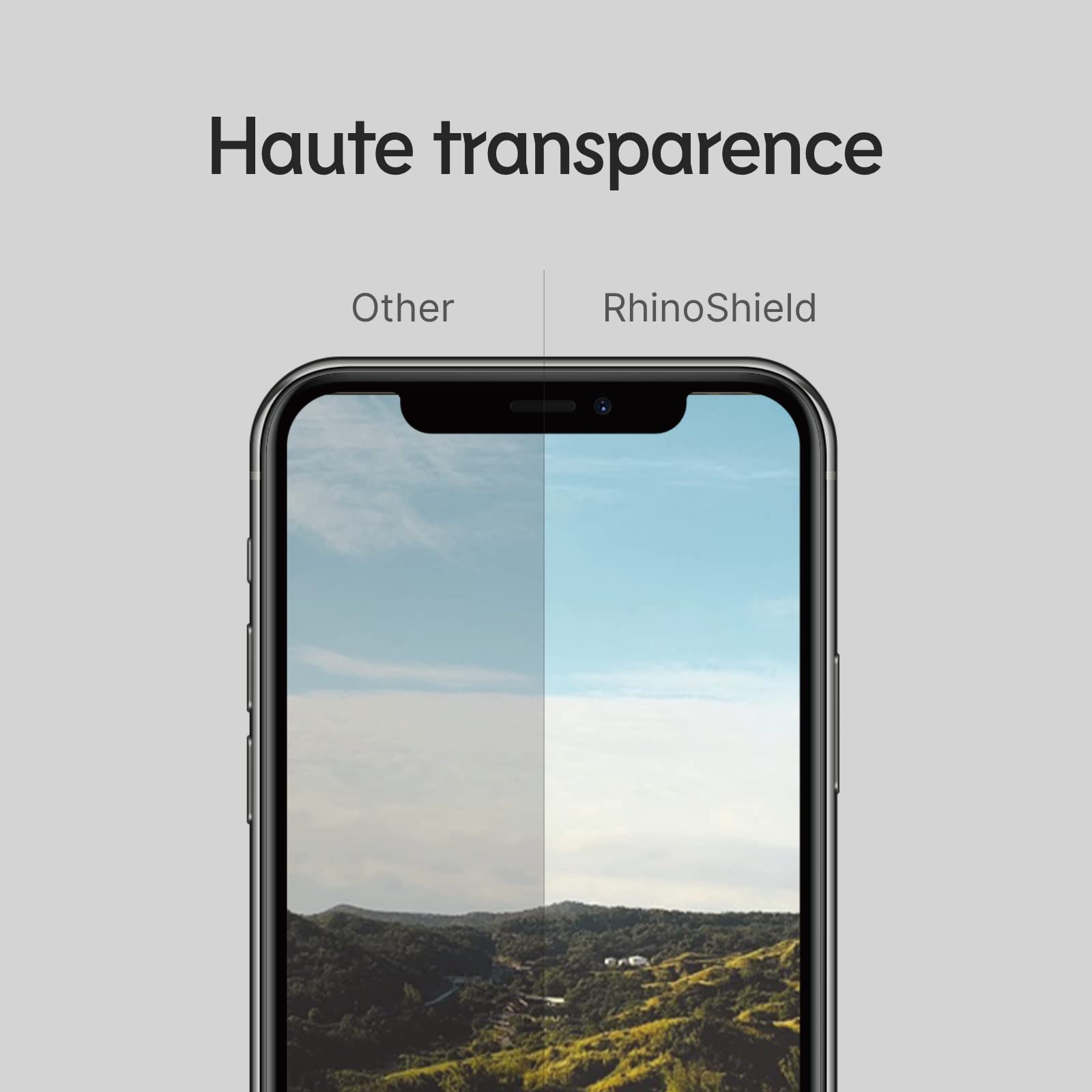 RhinoShield Protection écran 3D Impact Compatible Avec [iPhone 12 Mini 3x Plus De Protection Contre Les Chocs Bords Incurves 3d Pour Une Couverture Complete Resistance Aux Rayures