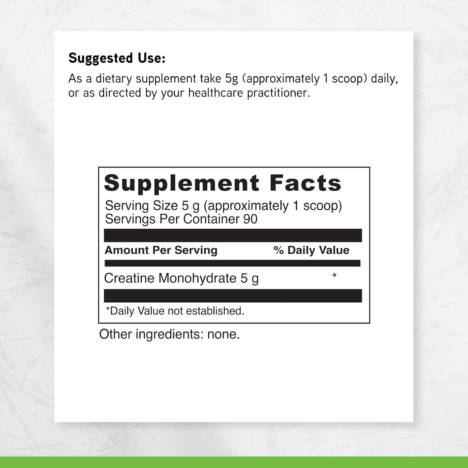 DAVINCI LABS Creatine Powder - Amino Acid Drink Mix Powder for Muscle & Brain Health* - Vegetarian, Gluten-Free & Soy-Free - Unflavored, 90 Servings