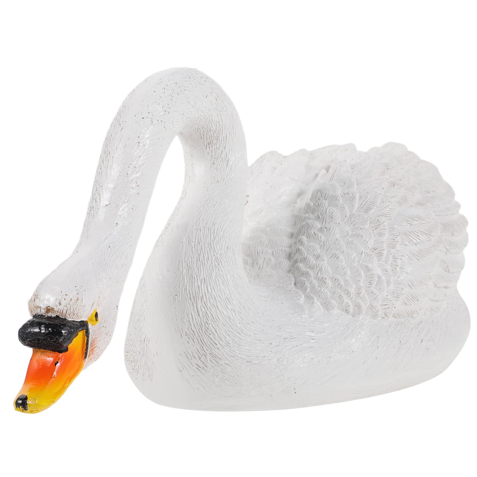 Statue flottante de cygne élégante pour embellir votre piscine et paysage extérieur