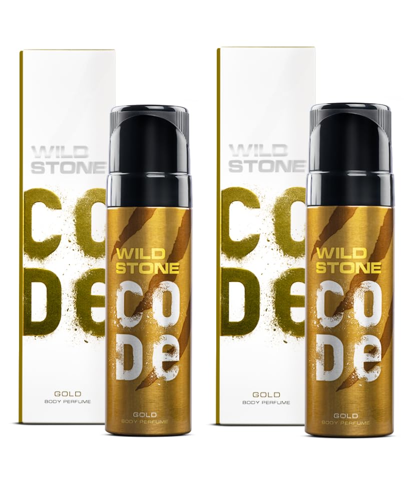 Gold Body Perfume for Men, Pack of 2 (150ml each)|No Gas Deodorant|Long Lasting Body Spray