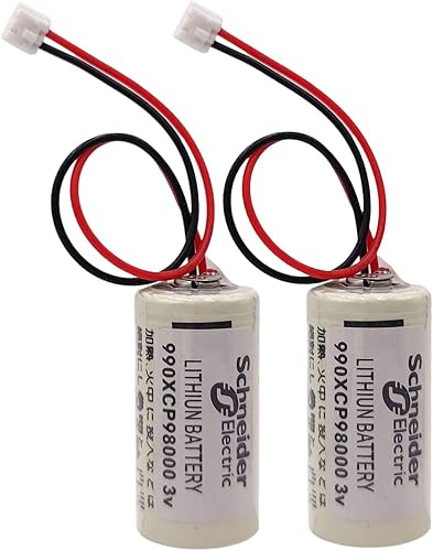 ARraese - Batería de litio de reserva de repuesto de 3 V 1800 mAh para Schneider Modicon 990XCP98000 PLC batería