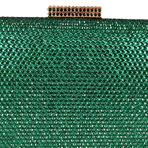 Image of Boutique De FGG Mini Rhinestone Clutch Purse,Evening Bags and Clutches for Women Formal,Crystal Clutch Bag Wedding Handbags